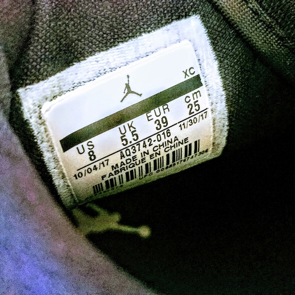 Women's Nike Air Jordan 1 Custom Sneakers Size 8 - Picture 6 of 12